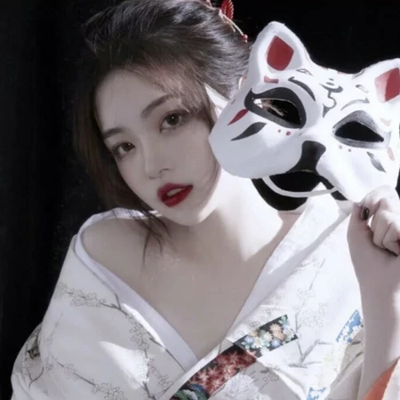 霸气气质的女生cos日漫人物和风头像图片