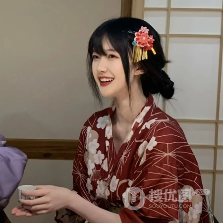 霸气气质的女生cos日漫人物和风头像图片