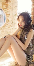 气质苗条大长腿女生姚梦琪cos吃鸡写真美照，一展飒爽酷女英姿