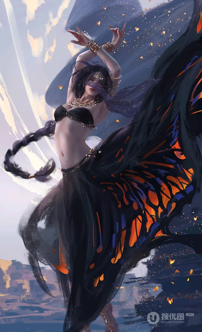 鬼刀气质动漫女生图片集（二）精致气质的二次元欧式女生