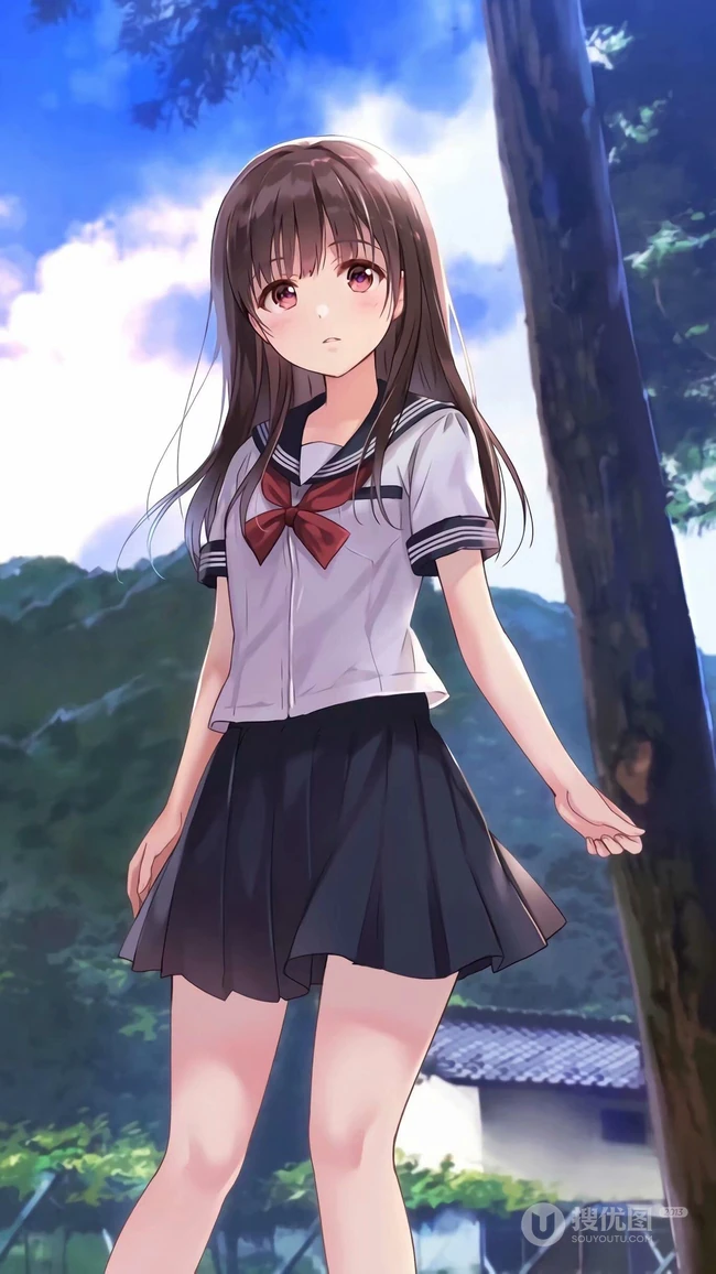 搜优图4月18日精品动漫女人物手机背景推荐