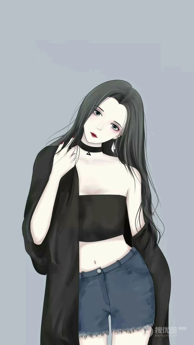 搜优图4月18日精品动漫女人物手机背景推荐