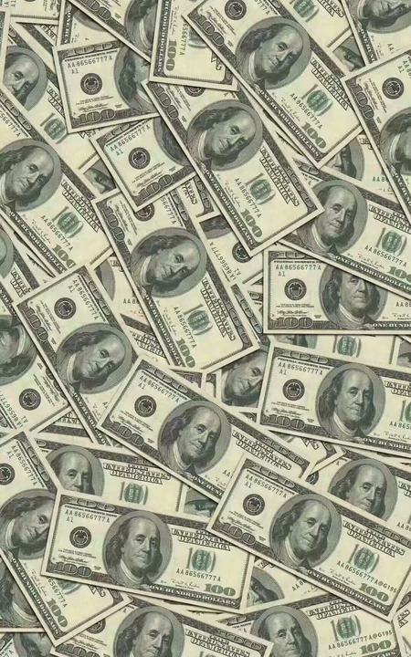 货币壁纸类满屏美金的手机壁纸