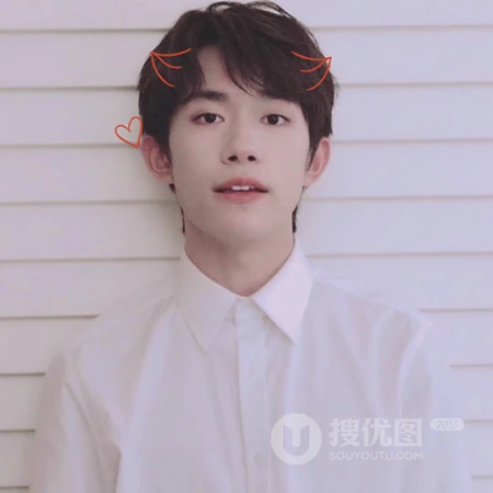 明星王一博，肖战，易烊千玺等明星帅气的粉色头像图片
