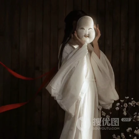 古风一缕白衣仙气十足的美人小众QQ头像图片