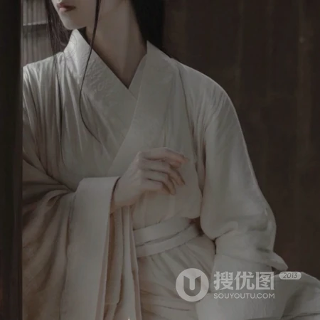 古风一缕白衣仙气十足的美人小众QQ头像图片