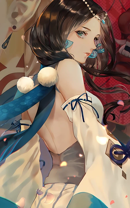 游戏《阴阳师》女人物手机壁纸和风画面很美