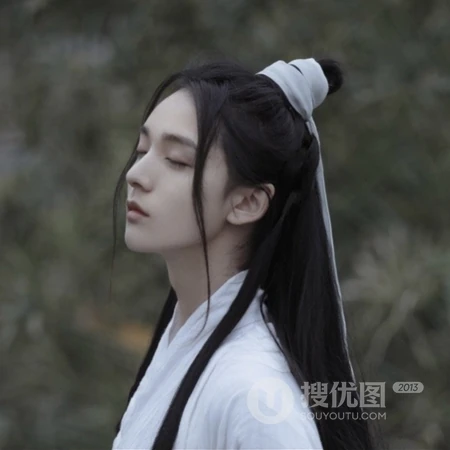 白衣洒脱的古风美男cosplay古风头像