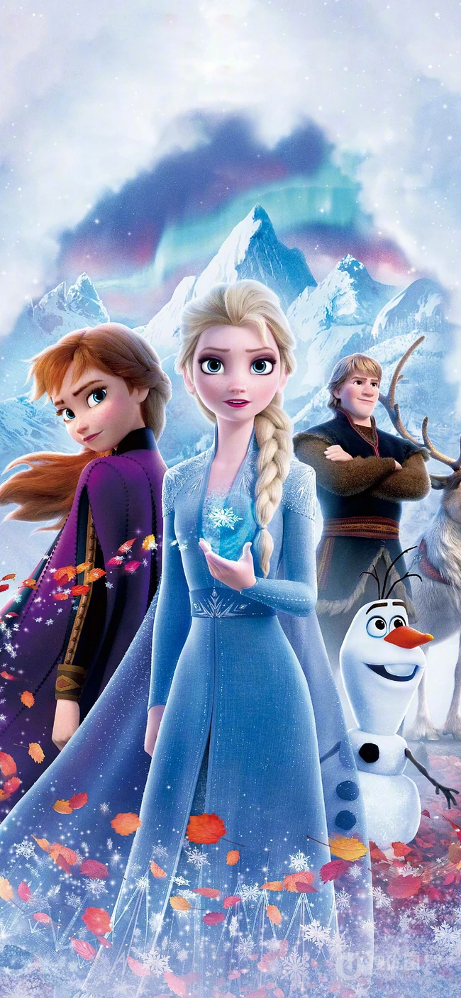 迪士尼动画电影《冰雪奇缘2》女主角个人手机壁纸