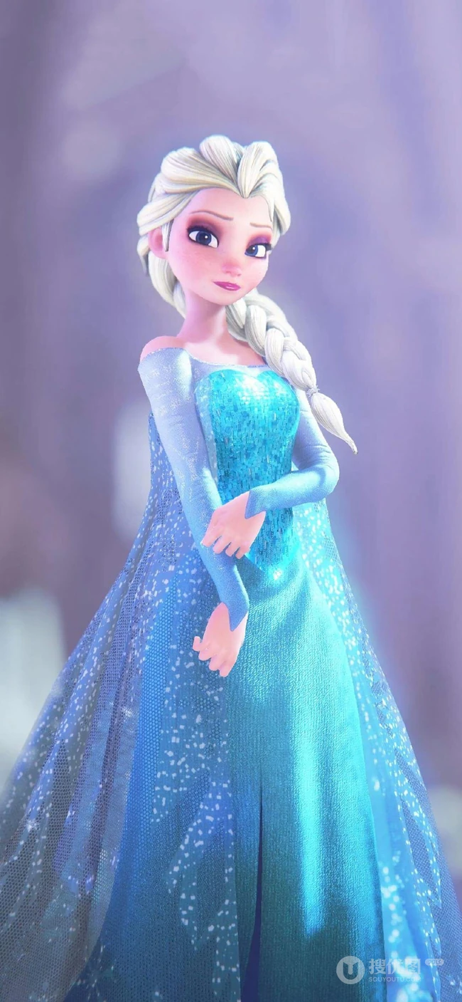 迪士尼动画电影《冰雪奇缘2》女主角个人手机壁纸