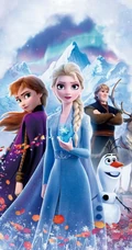迪士尼动画电影《冰雪奇缘2》女主角个人手机壁纸