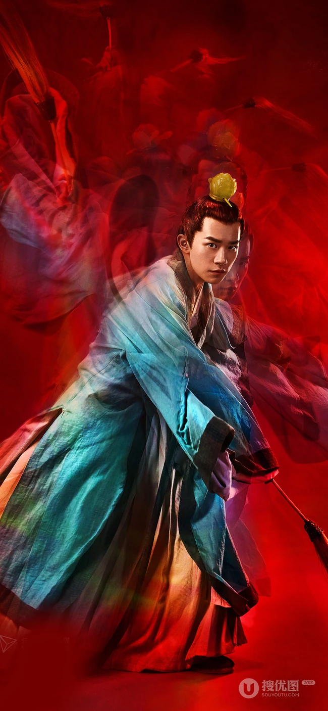 《长安十二时辰》张小敬等男主演炫酷红色炫武手机壁纸，超酷！