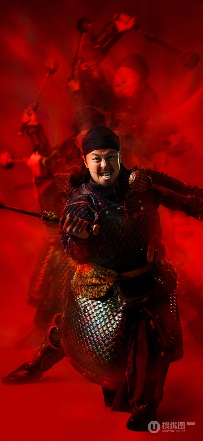 《长安十二时辰》张小敬等男主演炫酷红色炫武手机壁纸，超酷！