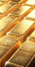金闪闪的金条，满地的金币高清手机壁纸下载