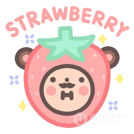 可爱的卡通水果蔬菜男女生情侣头像
