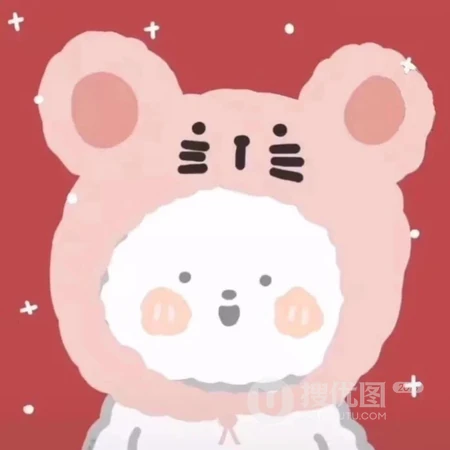 炫彩运动手绘动漫男生女生头像，可爱卡通小兔子情侣头像4.19推荐