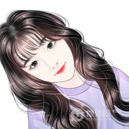 手绘真实的女生冷门有个性的头像图片