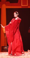 古装美人关晓彤多套古装造型舞台照片，美人起舞，曼妙多姿