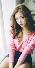 南韩绝美网拍女生佳人Ssovely紧身衣，牛仔裤系列写真图集（一）