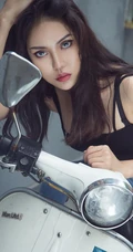 天生媚态柔美线条气质女生明娜多套服饰美图，完美诠释气质的魅力