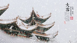 唯美故宫摄影二十四节气&ldquo;大雪&rdquo;的高清4K电脑壁纸图片
