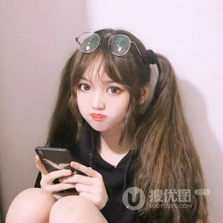 金发女生，颜值高很特别的女生QQ头像图片