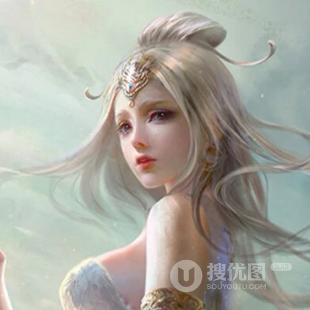 3D惟妙惟肖的手绘古风女子QQ头像