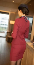 动人的空姐，绝世女生佳人安然Maleah空姐制服装短裙高清写真图集