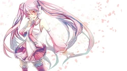 动漫人物初音未来简洁纯色背景桌面壁纸5月6日推荐