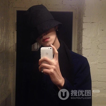 耍帅爱酷的潮男个性真人微信头像图片