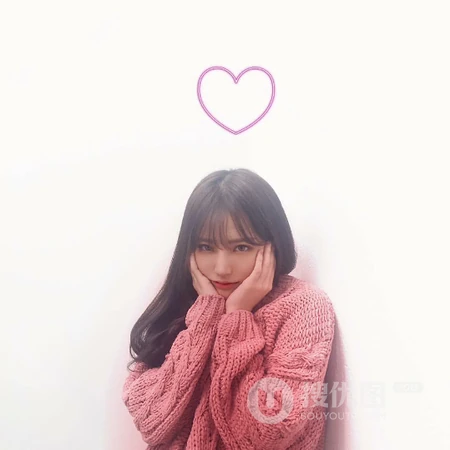 狂拽高逼格的韩系长发女生微信头像图片