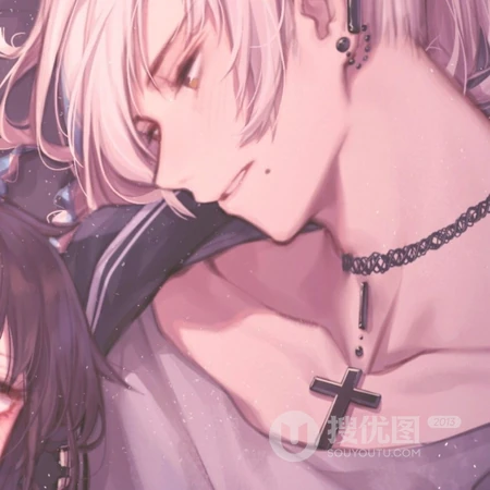 创意情侣动漫男女一人一半头像搜优图第0506更新推荐