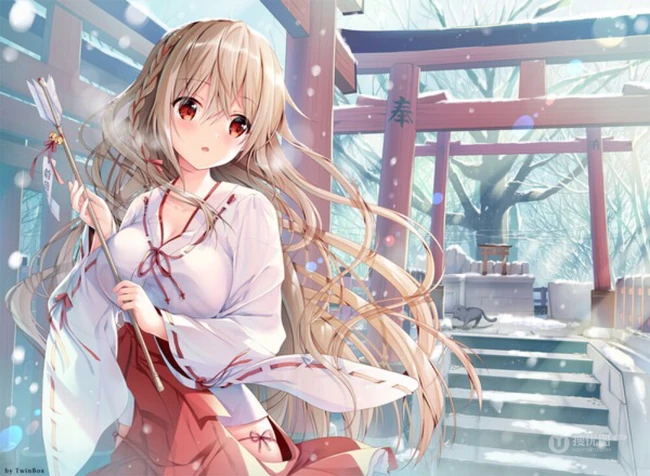 多种精美清新装扮二次元女生读者精选美图，P站画师TwinBox作品