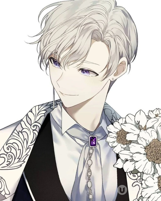 花儿与少年，超美二次元动漫帅哥美少男唯美意境插画图片