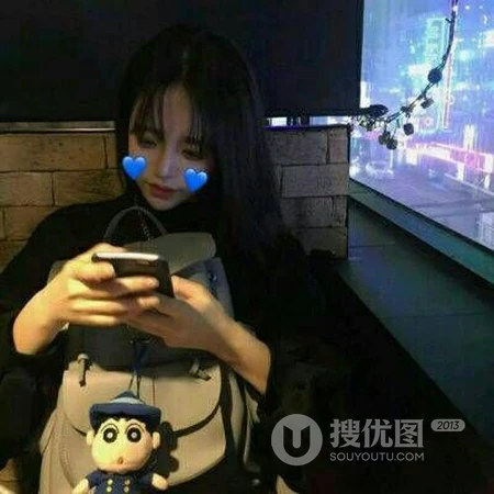 高冷伤感的长发女生心情头像