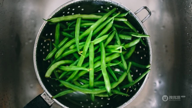 绿色营养的新鲜蔬菜豆角高清图片（8张） 第2张