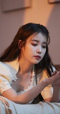IU李知恩气质慵懒侧躺唯美写真图片