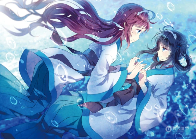 二次元女女，百合，闺蜜等各种类型动漫少女精选图片