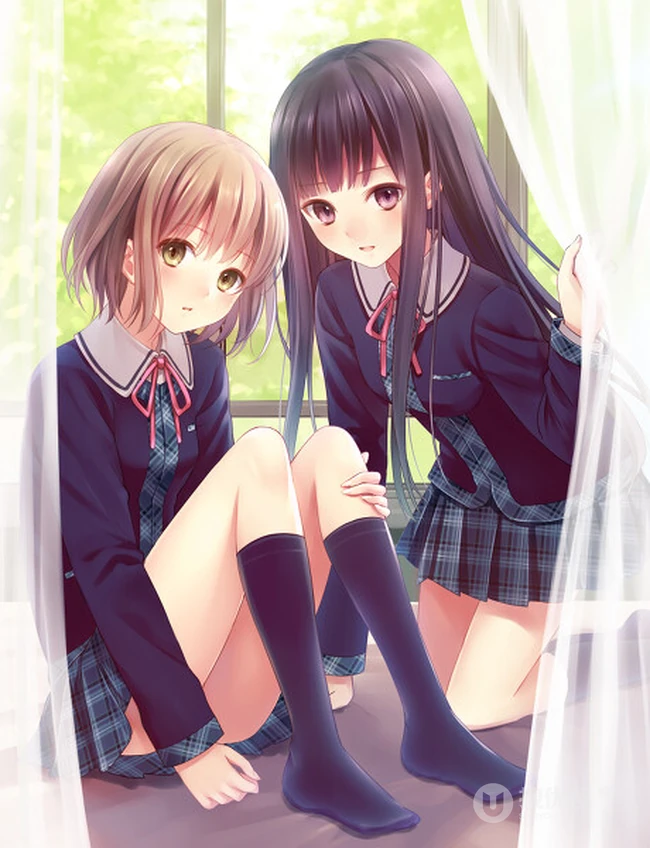 二次元女女，百合，闺蜜等各种类型动漫少女精选图片