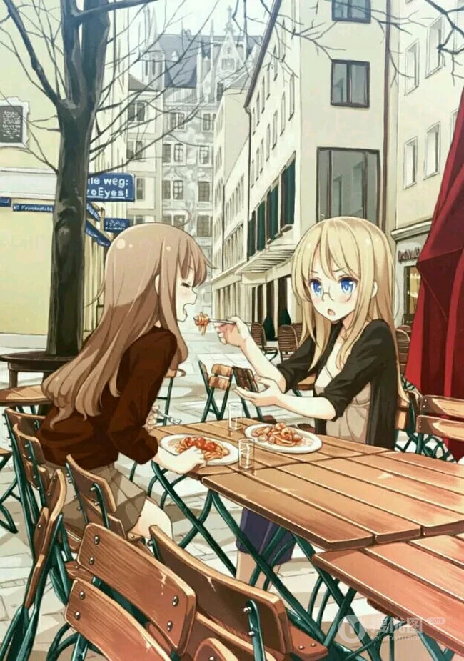 二次元女女，百合，闺蜜等各种类型动漫少女精选图片
