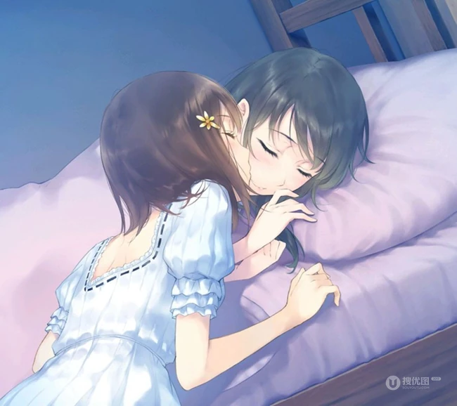 二次元女女，百合，闺蜜等各种类型动漫少女精选图片