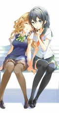 二次元女女，百合，闺蜜等各种类型动漫少女精选图片