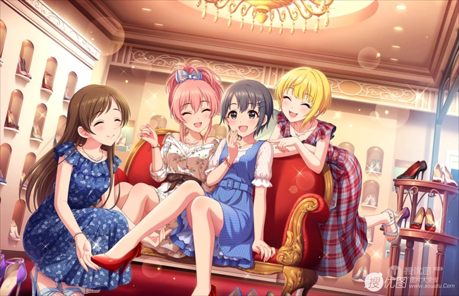 偶像大师灰姑娘女孩，各画师笔下的动漫短发女生宫本芙蕾德莉图片