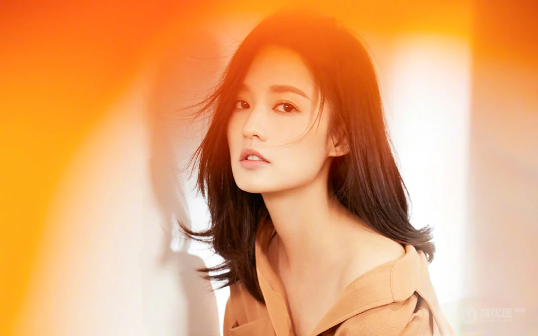 李沁朦胧气质风雅唯美摄影桌面壁纸