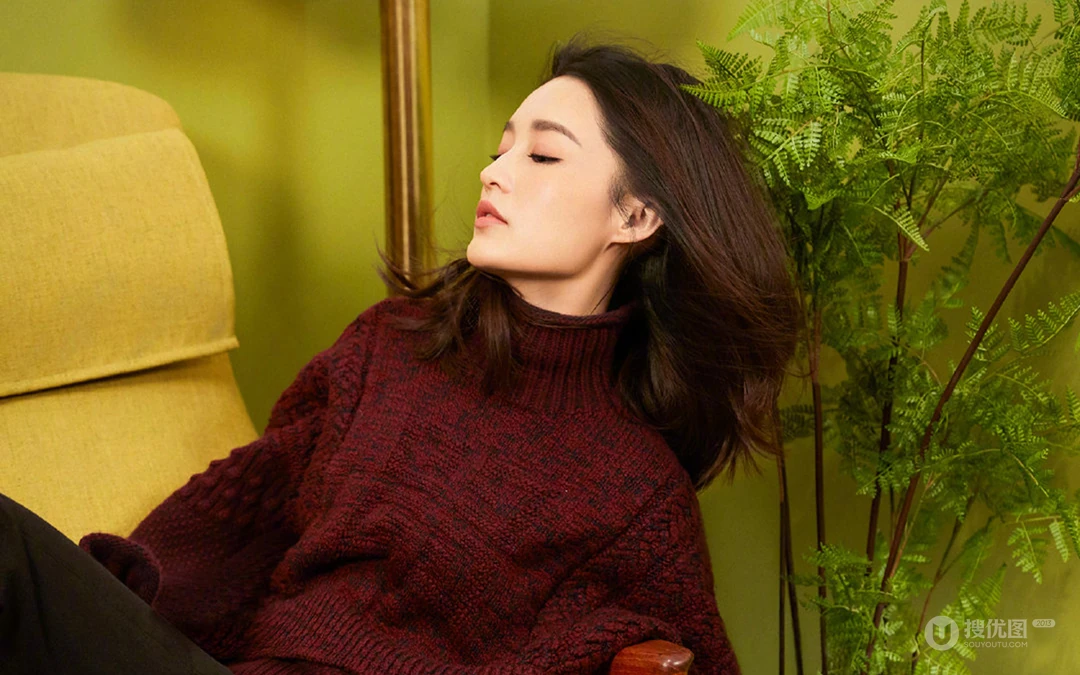 李沁朦胧气质风雅唯美摄影桌面壁纸