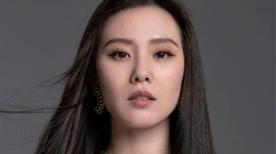 明星刘诗诗黑色背景靓丽纯色背景摄影壁纸图片
