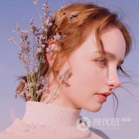 柔美霸气的欧美女生微信头像