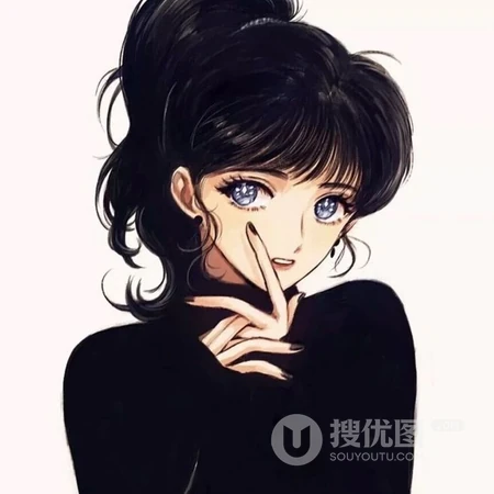 简洁少女动漫插画头像图片推荐