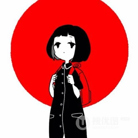 简洁少女动漫插画头像图片推荐