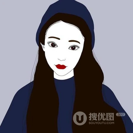 简洁少女动漫插画头像图片推荐